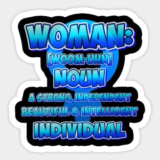 Woman Definition Sticker